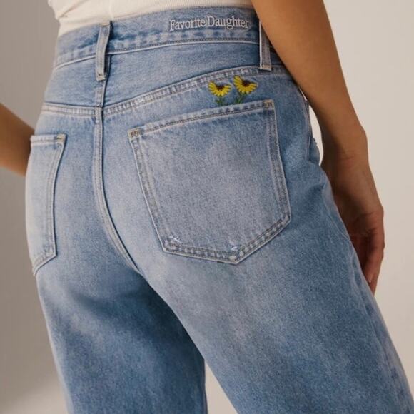 NWT Favorite Daughter Tommy Mid Rise Boyfriend Jeans Size 24 - Picture 2 of 10